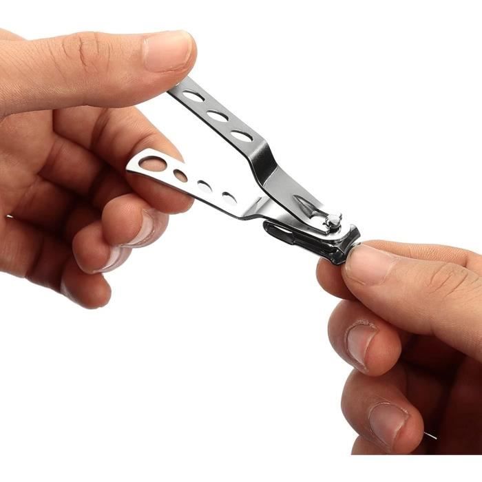 Coupe-ongles avec tête rotative à 360 degrés - ongles et coupe-ongles en  acier inoxydable (argenté) -(1-PCS)