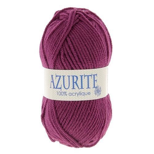 Aiguille à tricoter en laine violette taille 4-5 mm. - 100 grammes par  pelote de laine