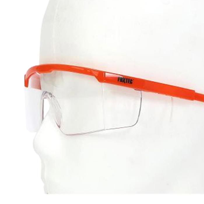 Lunettes De Protection Transparentes FUXTEC B507 Orange Stable Et Lunettes De Protection Transparentes FUXTEC B507 Orange Stable Et