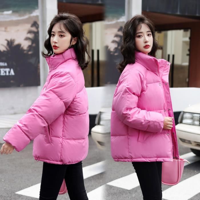 Manteau hiver rose femme outlet