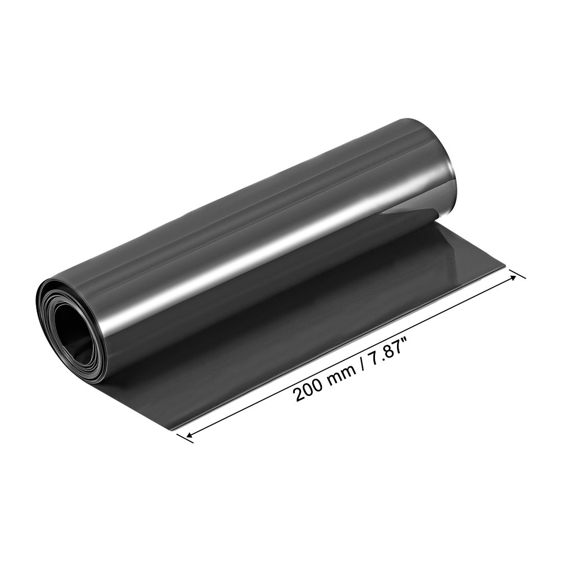 Gaine Thermorétractable Sourcing Map PVC Transparent - Diamètre 58 Mm, Longueur 10 M - Pour Protection Batterie Et Bricolage - 2
