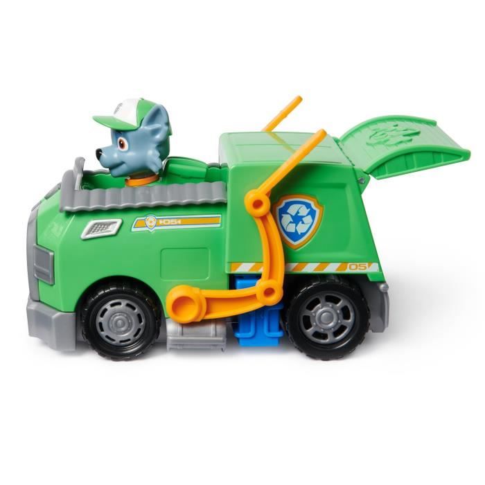 Figurine Rocky - Véhicules bac et pince - dès 3 ans - Fire Rescue - La Pat 'Patrouille - Jeux - Jouets