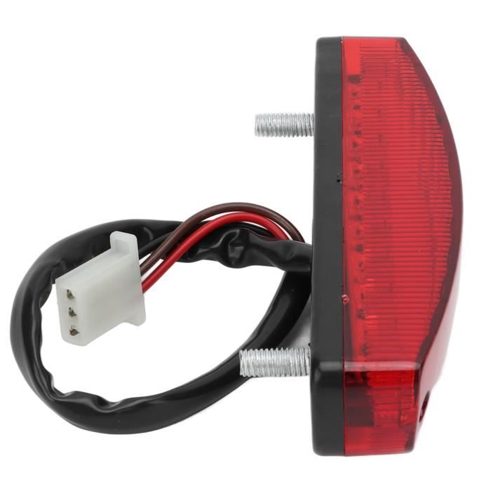 Feu Arrière De Frein LED 12V Pour Quad/ATV Chinois 50cc à 150cc - 18 LEDs, Coque ABS - Compatible Taotao, Roketa, Kazuma, Etc.