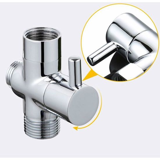 Douche Vanne Derivateur,Multifonction 3 Way Pomme De Douche