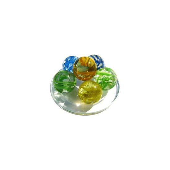 Lot de 216 billes mini billes calots mammouth ''oeil de chat'' verre vintage - Collection