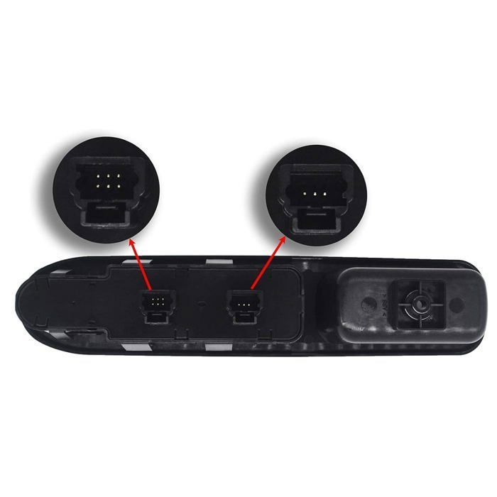 GEEANDLY Interrupteur Lève-Vitre Électrique 6554.E7 Compatible Peugeot 307 SW CC