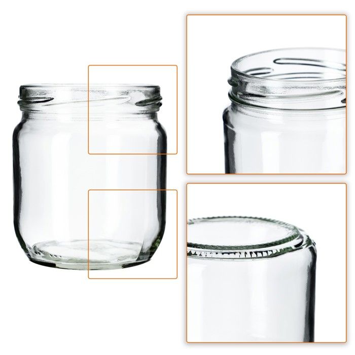 KADAX Bocal De Conservation En Verre 2,5L Avec Couvercle Blanc - Parfait Pour Concombres Et Légumes