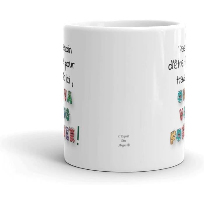 Tasse-Mug Collègue - J'essaie D'être Génial - Idée Cadeau Entreprise Travail Nouveau Job
