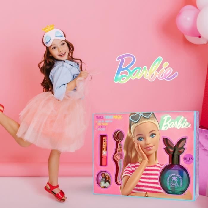 Barbie Coffret enfant avec eau de parfum - 4 pcs - Cdiscount Au quotidien