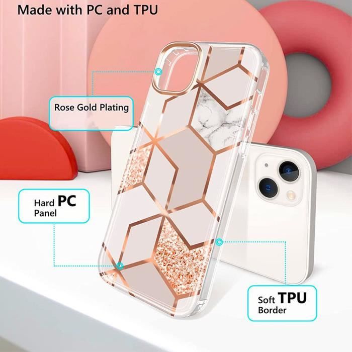 Coque IPhone 14 Supcase - Antichoc Fine - Rose - Compatible Skin - NEUVE