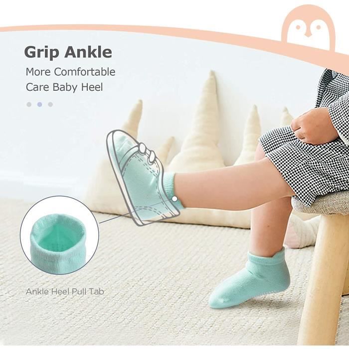 Chaussette Bebe,Chaussette Antiderapante Bebe Coton Chaussette Enfants  Garcon Chaussette,pour 1-3 ans Nouveau-né Bébé ,6Paires Envoyé au hasard -  Cdiscount Prêt-à-Porter