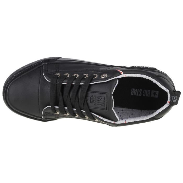 Baskets BIG STAR KK274006 Noir - Femme/Adulte - Synthétique - Lacets ...