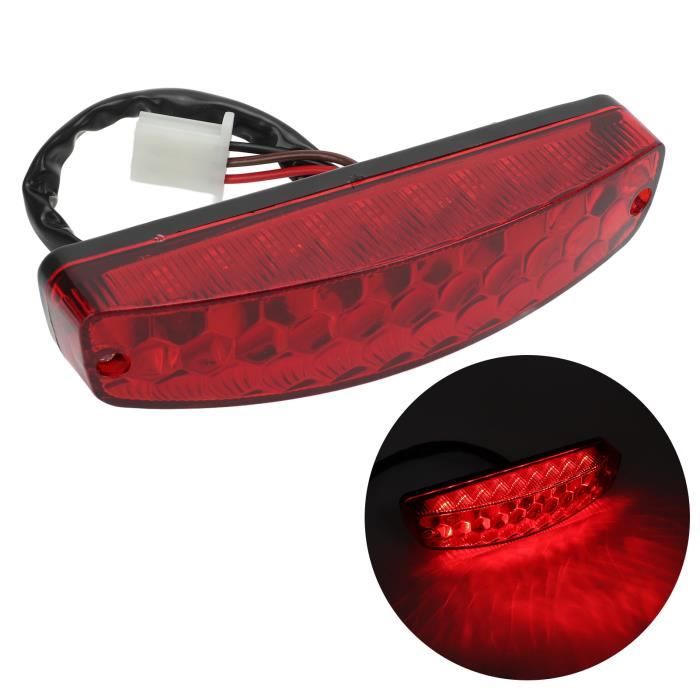 Feu Stop Arrière LED 3 Broches étanche, Adapté Pour Taotao 50cc 70CC 90cc 110cc 125cc Atv Quad 82824040