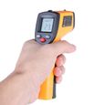 Thermomètre infrarouge numérique Laser température pistolet sans contact avec rétro-éclairage -50-380 ° C-3
