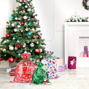 Grand Sac Père Noël En Velours - Sac De Rangement Pour Friandises Et Cadeaux De Noël