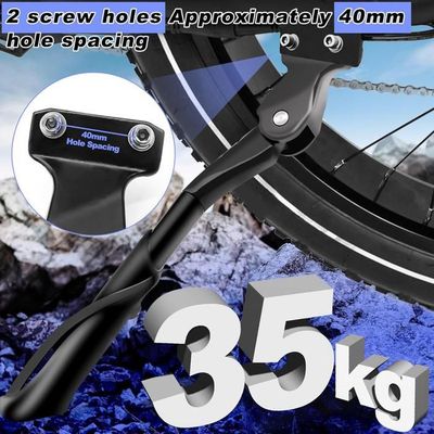 Béquille De Vélo Réglable 24-29 Pouces - Support Latéral Antidérapant, Charge Max 35 Kg Pour VTT Et Vélo De Route