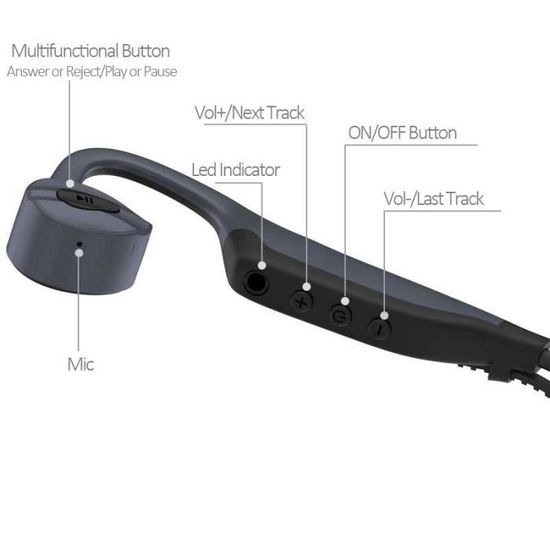 Brassard Earphone E-Plaza Nouveau Frais 4 Go étanche IPX8 Sport Lecteur MP3 étanche pour Natation/Course à Pied sous leau Jogging/Spa Casque Tour doreille étanche Brassard Earphone E-Plaza Nouveau Frais 4 Go étanche IPX8 Sport Lecteur MP3 étanche pour Natation/Course à Pied sous leau Jogging/Spa Casque Tour doreille étanche