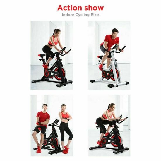écran LCD Porte-Bouteille Appareil Fitness pour la Maison résistance réglable Dripex Vélo d’Appartement Vélo Spinning Ultra-Silencieux avec Capteur Cardiaque écran LCD Porte-Bouteille Appareil Fitness pour la Maison résistance réglable Dripex Vélo d’Appartement Vélo Spinning Ultra-Silencieux avec Capteur Cardiaque