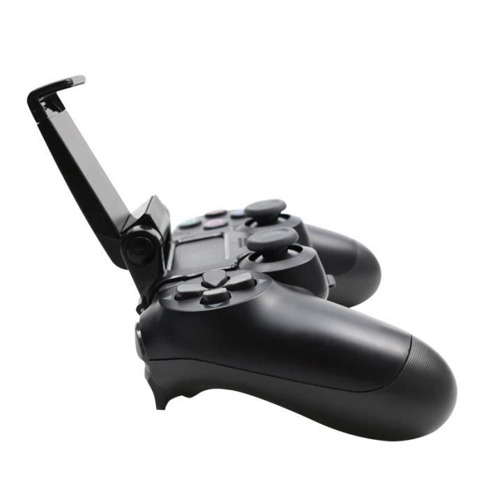 Support de téléphone portable pour manette PS4, poignée de montage pour  PlayStation 4, accessoires de manette