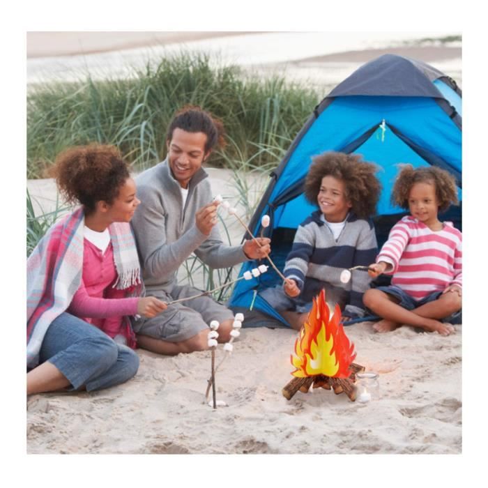 Toyvian Accessoire de camping gonflable pour feu de camp - Décoration de fête de camping - 45,7 cm - Pour intérieur et camping