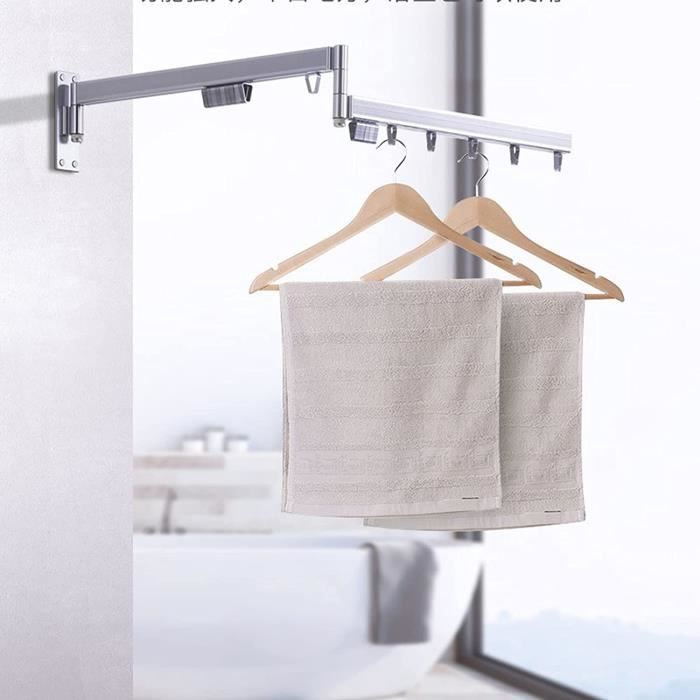 Octopus Étendoir radial, séchoir à linge portatif, étendoir sur pied, porte-manteau, support pour sèche-linge, sèche linge sur pied, pliable, résistant au soleil et aux intempéries