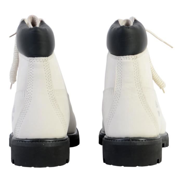 Boots Timberland Cuir Timberland Premium Waterproof Blanc Rouge