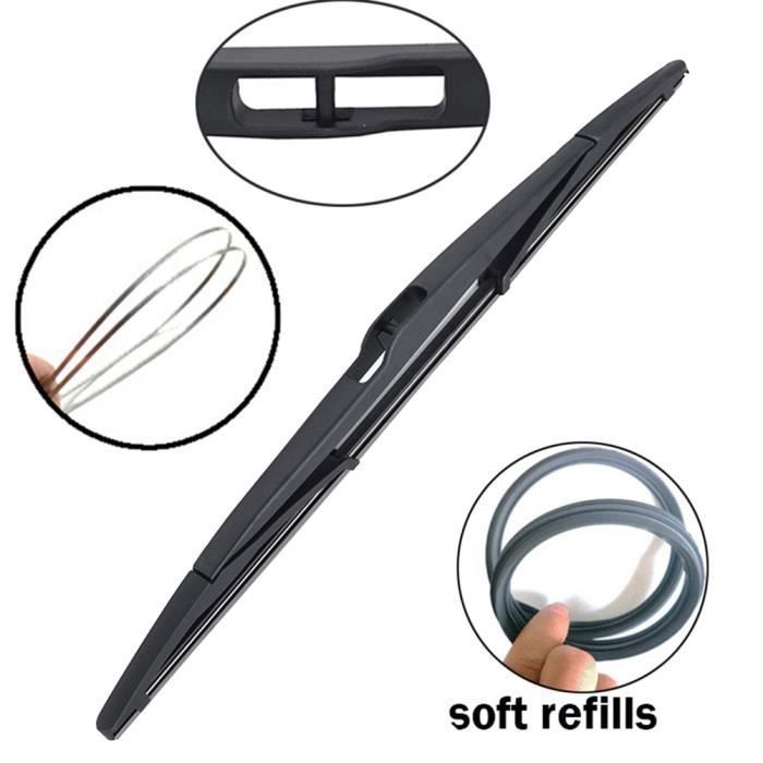 SHLPDFM 2 Stück Fensterdichtung Links Rechts Hinteres Viertel Seitenglas Heckscheibendichtung für Renault Clio 3 Tür 8200341503