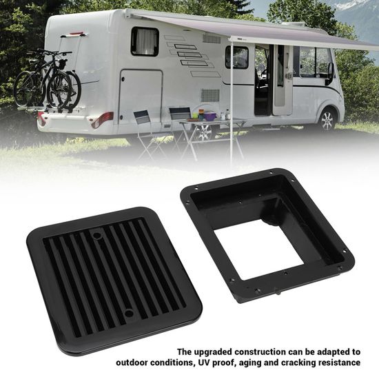 Sorties D’Aération Pour Camping-Car – Lot De 2, Noir, Universel – Ventilation Toit RV
