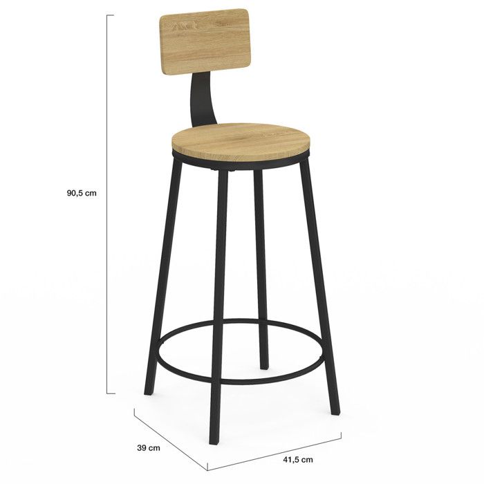 Lot De 6 Housses De Tabouret De Bar Avec Dossier Extensible Pour Chaise