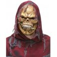 Masque latex squelette mangeur de reptiles adulte - GENERIQUE - Halloween - Jaune-0