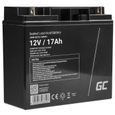 GreenCell®  Rechargeable Batterie AGM 12V 17Ah accumulateur au Gel Plomb Cycles sans Entretien VRLA Battery étanche-0