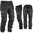 Moto Pantalon Impermeable Thermique Protections CE Thermique Noir 44-0