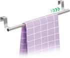 10 BUONI PROPOSITI PORTALI CON TE Porte Serviette - Inox - Rétractable - 25 à 40 cm - Antidérapant - Pratique