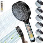 Pommeau de Douche COBBE Anti Calcaire 20 Filtre Étapes 6 Modes Haute Pression Économie Deau Douche Salle de Bain - Noir