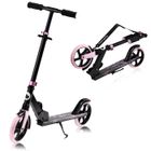 Trottinette - LIONELO - Luca - Jusqu'à 100kg - Rose - Roues de 20 cm
