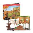 Station d'aventures sauvages avec animaux et accessoires, nombreux accessoires, Schleich 42507 Wild Life, jouet pour enfants dès 3