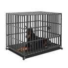 UNHO Cage Chien XXL Intérieur Grand Chien Solide Caisse Chien Grande Taille 117x78x93.5cm