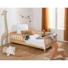 Lit cabane Montessori WEB2O 80x160 cm bois naturel armature à monter