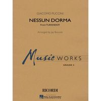 Nessun Dorma, de Giacomo Puccini - Score + Parties pour Orchestre d'Harmonie édité par Hal Leonard référencé : HL04002090