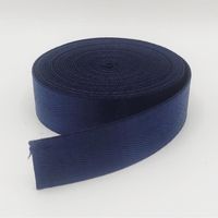 Sangle nylon polyester 25mm bleu marine brillant pour sacs à dos main lunch bag couture anse accessoires rouleau de 10 mètres