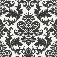 Rasch | Selection | 278507 | Papier Papier peint | Baroque | 0.53 x 10.05 m | noir | blanc