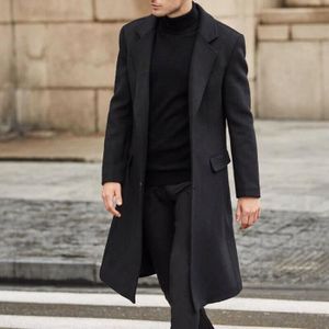 manteau long zippé homme
