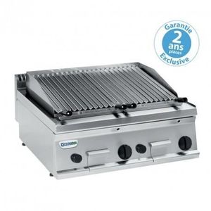 BARBECUE Grill Charcoal Double Gaz - Tecnoinox - Gamme 700 - 2 grilles - 13,8 kW