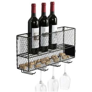 D4P Display4top Casier à vin pour 32 Bouteilles avec Plateau en Verre idéal pour Bar à vin Cave Cave Cabinet sous-cellier Cuisine Noir 