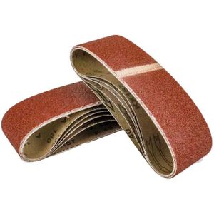 Lot de 20 bandes abrasives en oxyde de zirconium pour finition en alliage d/'aluminium et acier inoxydable 13 x 457 mm 120 g
