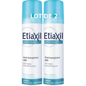 DÉODORANT Etiaxil Déodorant Anti-Transpirant Protection 48h Spray Lot de 2 x 150ml