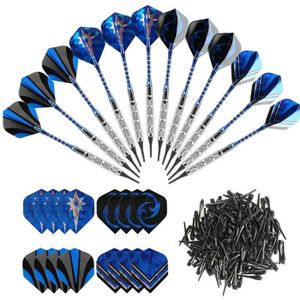 ACCESSOIRE FLÉCHETTE GWHOLE Lot de 12 Fléchettes à Pointe Souple avec 1