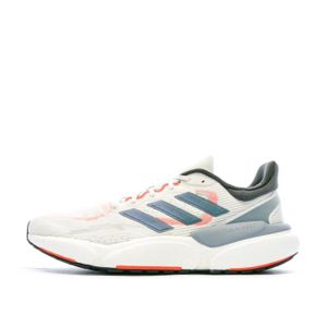 CHAUSSURES DE RUNNING Chaussures de Running Homme Adidas Solarboost 5 - Blanc/Gris - Boost de lumière - Semelle Continental™