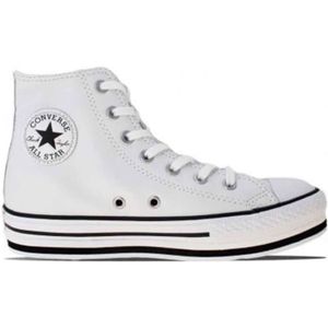 converse plateforme argente