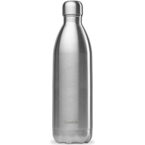 GOURDE BOUTEILLE ISOTHERME INOX BROSSE 1000 ML - QWETCH